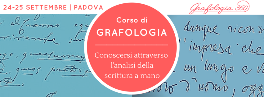 Corso grafologia Padova