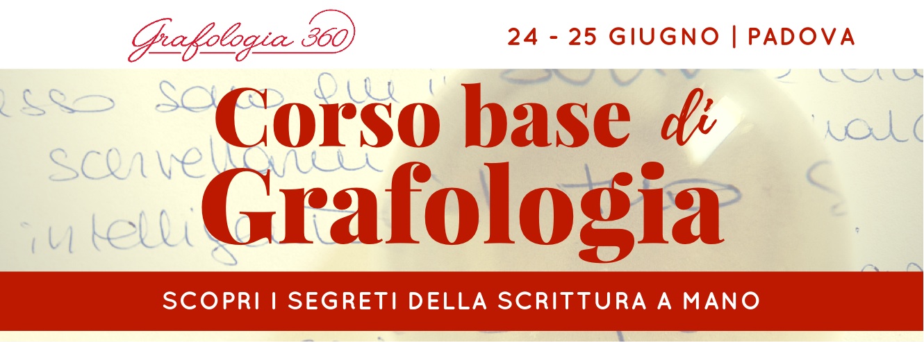 corso base grafologia Padova