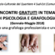 Incontri di grafologia e psicologia con il Quartiere 4 comune di Padova