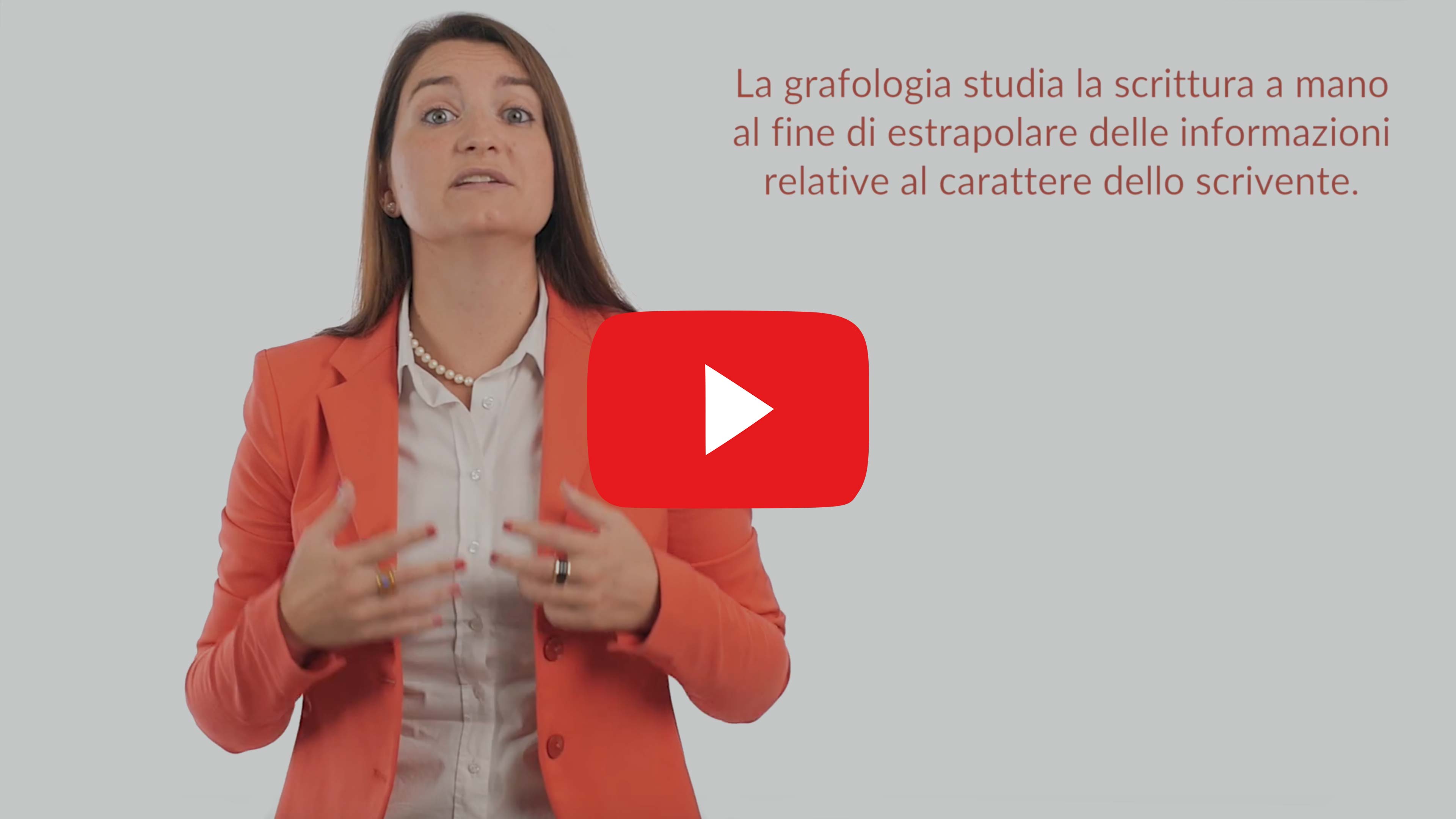 Le credenze da sfatare sulla grafologia, video Youtube Grafologia360