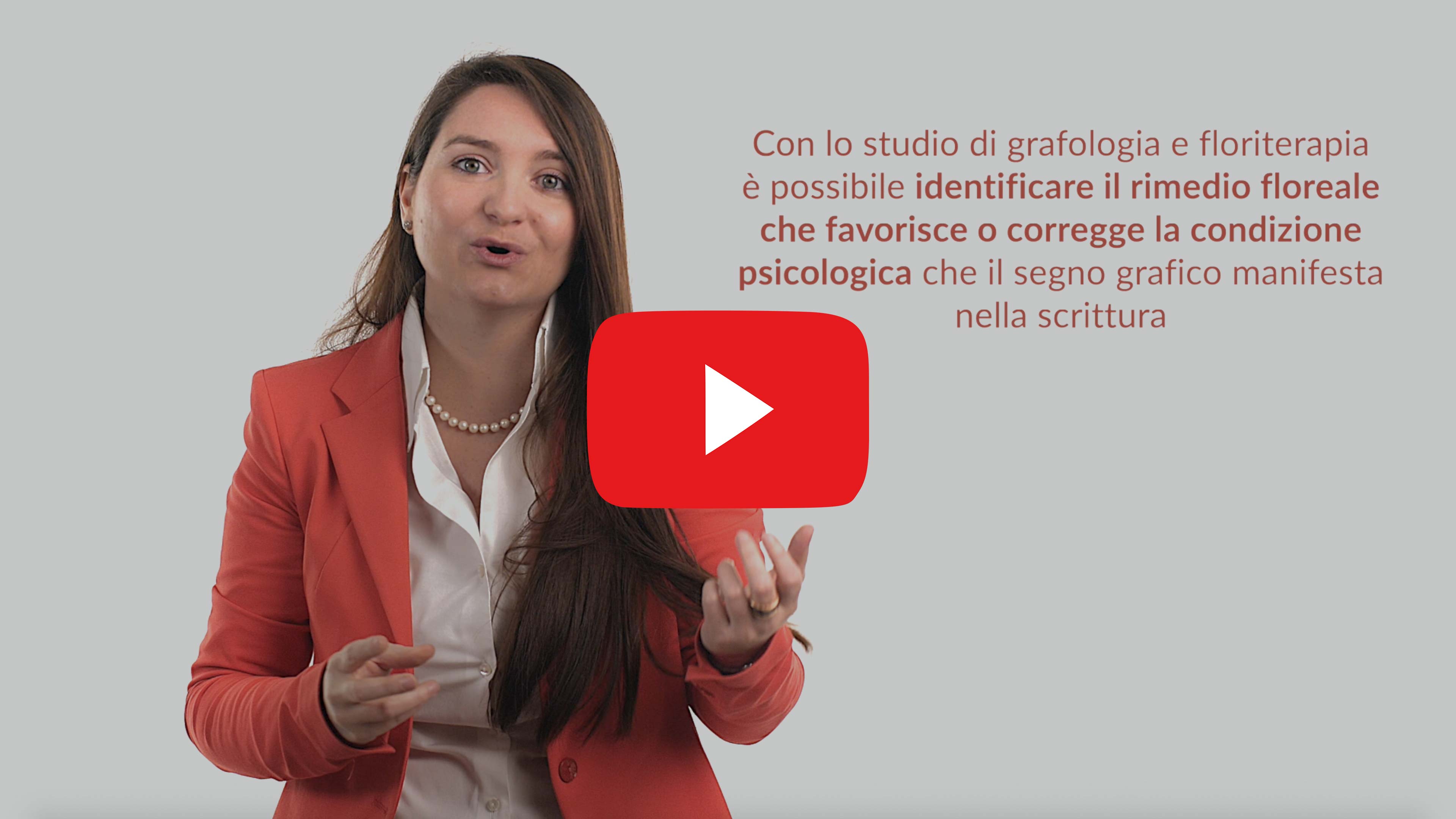 La grafologia associata alla floriterapia, video Youtube Grafologia360