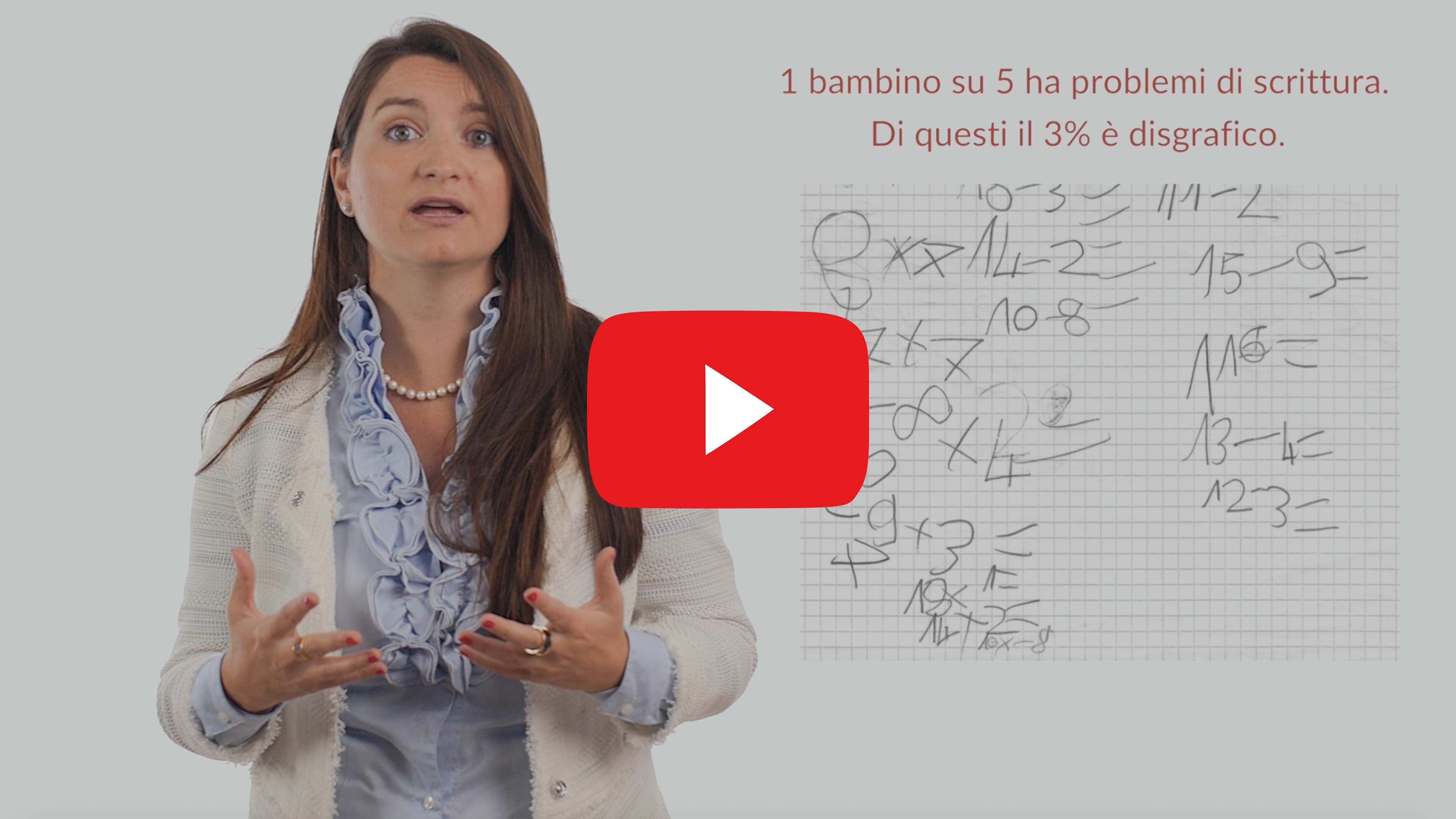 Cosa fare per i problemi di scrittura, video Youtube Grafologia360