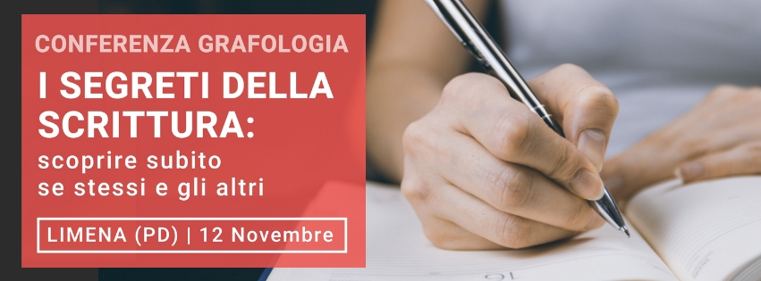 conferenza gratuita sulla grafologia di Grafologia360 il 12 novembre