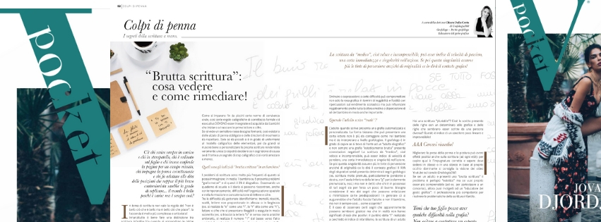 Brutta scrittura interpretazione di Grafologia360 in V Pocket magazine