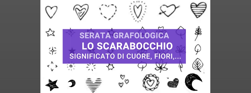 Significato scarabocchio cuore e fiori nell'evento di grafologia di Grafologia360