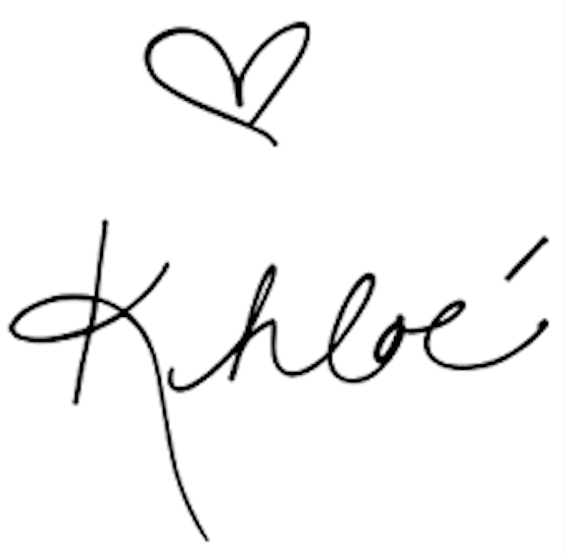 Firma autografo di Khloè Kardashian