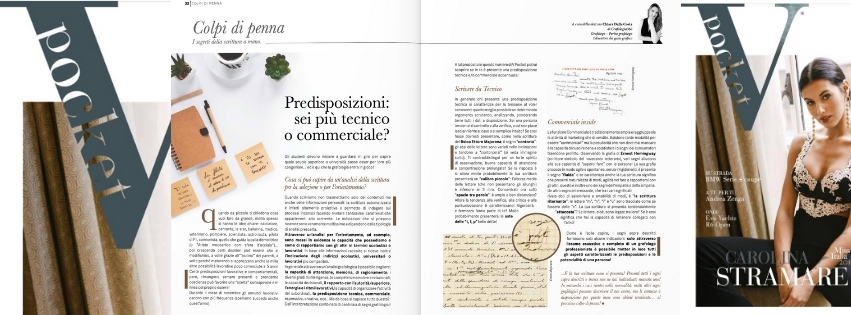 La scrittura tipica di chi ha attitudine tecnica e commerciale spiegata da Grafologia360 su VPocket